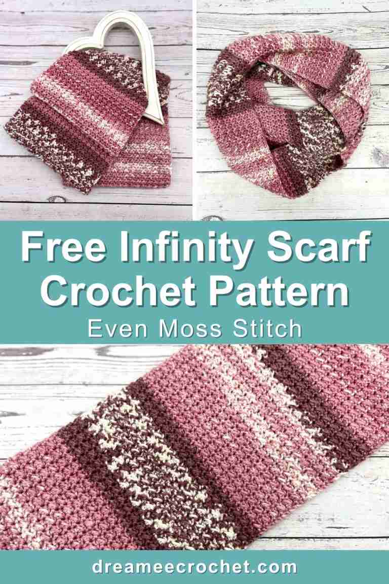 Free and Easy Infinity Scarf Crochet Pattern for Beginners - Dreamee ...