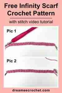 Free and Easy Infinity Scarf Crochet Pattern for Beginners - Dreamee ...