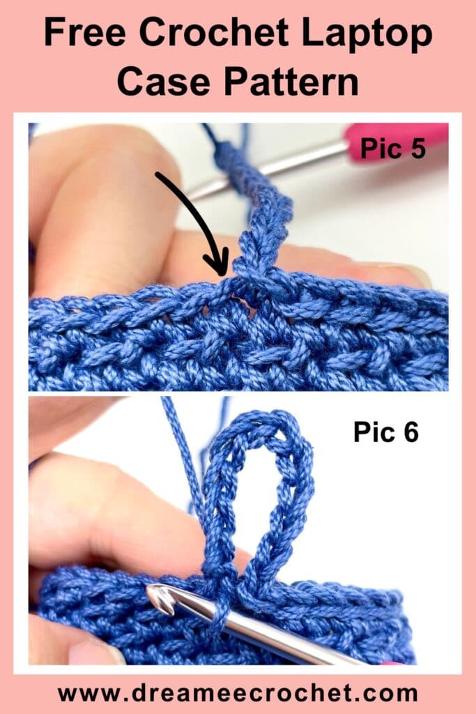 Free crochet laptop case pattern: Easy crochet laptop sleeve - Dreamee ...