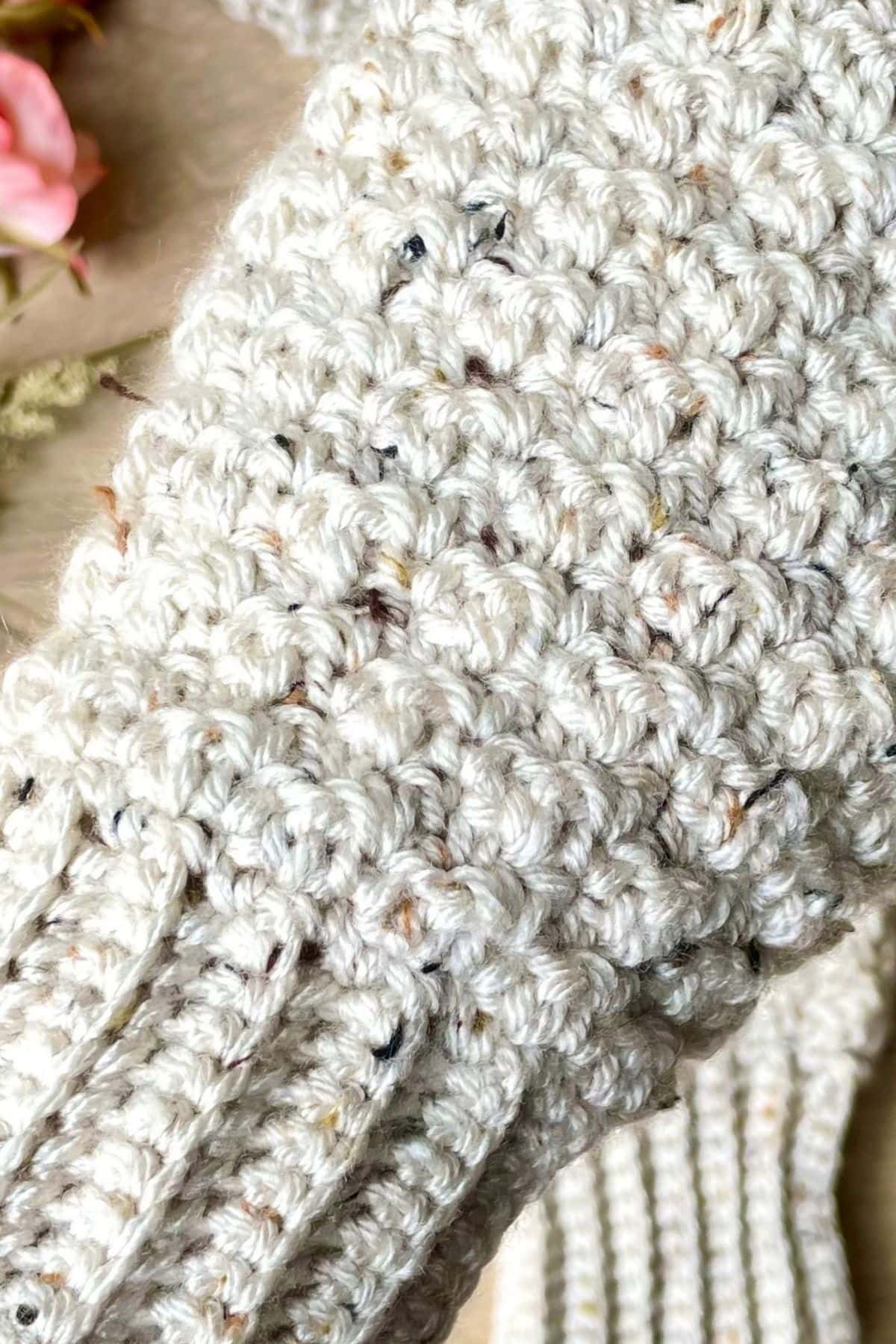Chunky crochet fingerless mittens free pattern and video tutorial